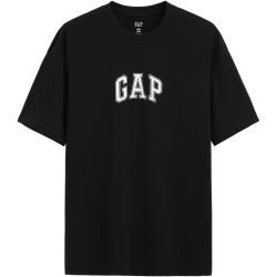 Gap 男女装2025春季款纯棉印花logo短袖T恤基础款休闲上衣755794