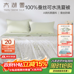 太湖雪 TAIHUXUE 太湖雪 仲夏花语 蚕丝夏凉被 200cm*230cm