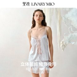 里性 曼舞性感风女士蕾丝吊带睡衣透视网纱家居服套装