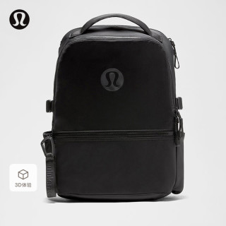 lululemon New Crew 背包 拒水 黑/石墨灰 O/S