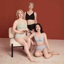 染岸 中年妈妈无痕聚拢文胸 R5W552