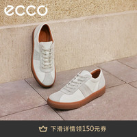 ecco 复古德训鞋 男士休闲鞋 白色/砂砾灰56010458336 41