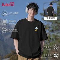 班尼路 纯棉印花短袖T恤 男 XL
