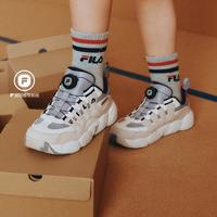 FILA 童鞋儿童BB鞋2024新款中大童男女童儿童经典篮球鞋