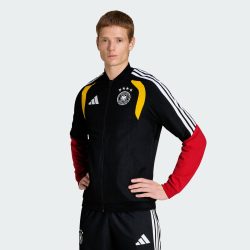 adidas 德国队足球休闲文化修身夹克外套男装