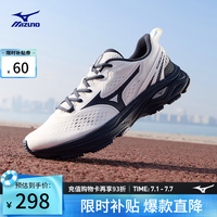 美津浓 26缓震回弹跑步竞速训练鞋运动鞋 RC LITE 02/白色/墨水蓝 40.5 (260mm)
