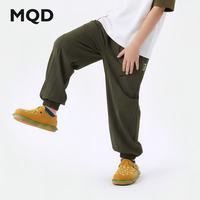 马骑顿 MQD童装男童休闲裤 速干凉感 军绿 140cm