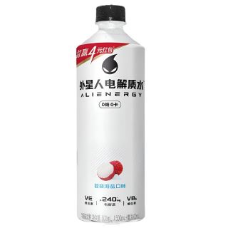 外星人 电解质水 荔枝海盐味 600ML*15瓶/箱