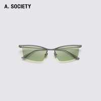 A.SOCIETY RAW SERIES KAI 时尚休闲方框钛架太阳墨镜