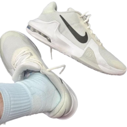 NIKE Air Max Impact 4 DM1124-100 气垫缓震 白色 44.5 跑鞋