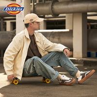 Dickies 波浪压纹厚底防滑 米咖色 42码 男士休闲板鞋