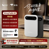 钉钉 Talk A1【尊享版】 智能AI录音笔同声传译转文字 AI录音卡