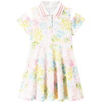 Mini Peace 凉感防蚊 POLO领女童连衣裙