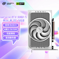 七彩虹 iGame GeForce RTX 5060 Ti Mini W OC 16GB GDDR7 DLSS 4.5 ITX机箱 游戏设计电脑显卡