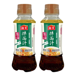 海天 下饭酱 招牌拌饭酱 蘸食酱拌饭拌面调味酱香菇辣椒酱豆瓣酱 葱油拌面汁220g*2