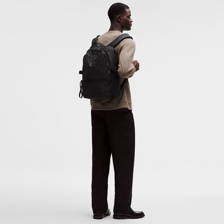 lululemon New Crew 背包 拒水 黑/石墨灰 O/S