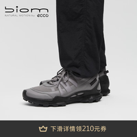 ecco BIOM户外越野鞋 运动鞋徒步鞋男防水舒适老爹鞋 健步C踪迹803254 铁灰色80325461000 41