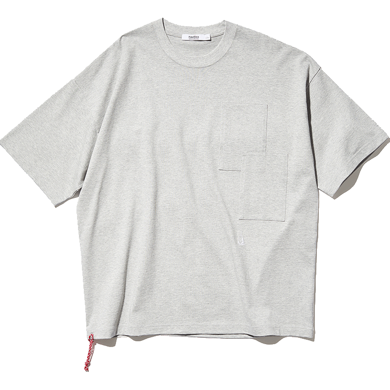nautica white sail TW3203 新疆棉 浅灰色 M 男士T恤