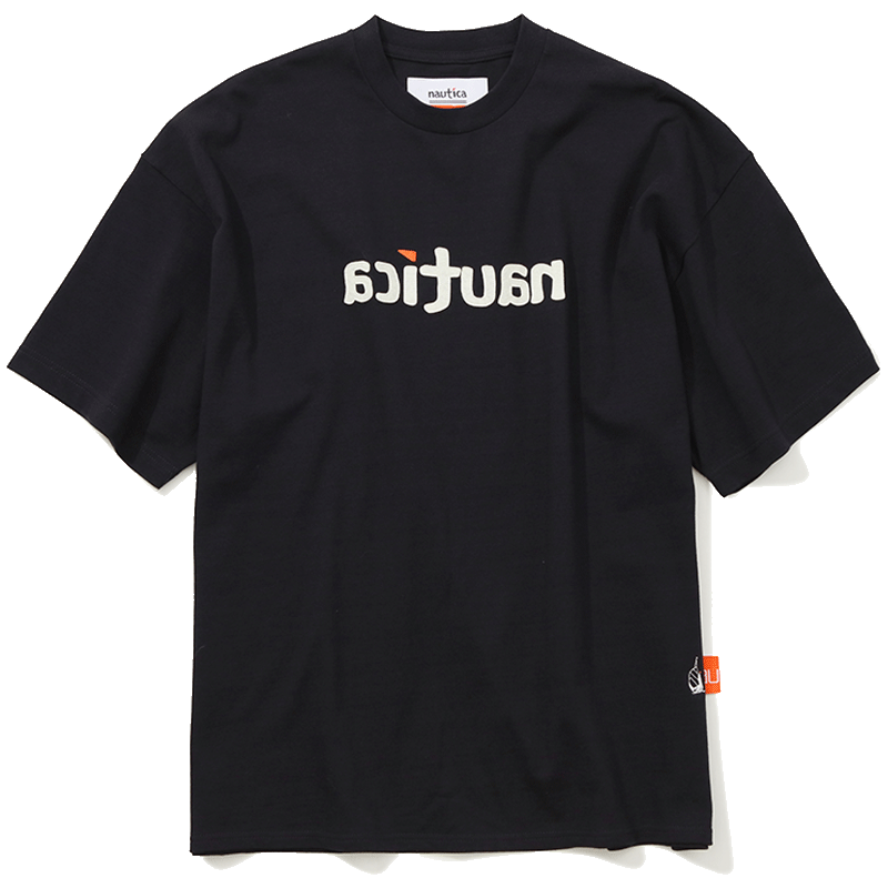 nautica white sail HYTW4226 全棉宽松短袖T恤 藏青色 L