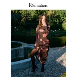 Réalisation Realisation Par Réalisation 女士真丝连衣裙 RSGIACEU