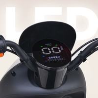 爱玛 爱朵 新国标电动摩托车 细雨蓝