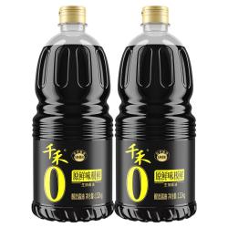 千禾 大额淘金币！千禾原鲜味极鲜生抽酱油1.52kg*2瓶
