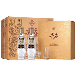 尖庄 高光 五粮液股份出品 绵柔浓香型白酒 婚宴喜宴整箱 52度 500mL 6瓶 整箱