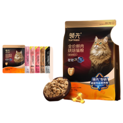 领先 壮壮烘焙猫粮 全价鲜鸡肉 1.5kg（赠猫粮+猫条*5）