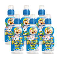 Pororo 儿童果汁牛奶味饮料 235ml*6