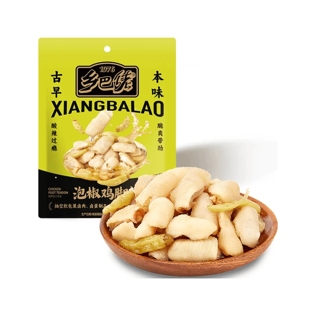 乡巴佬 泡椒味鸡脚筋 150g 袋装