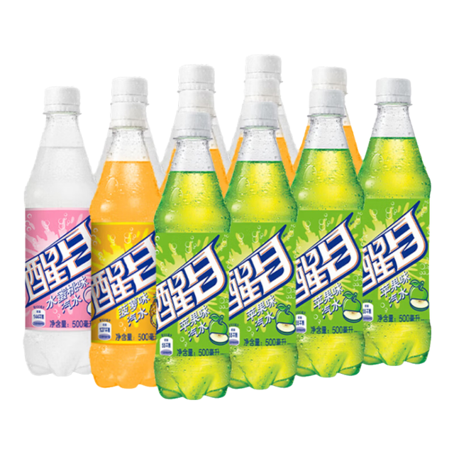 可口可乐 醒目 碳酸果味饮料 汽水 500ml 整箱装  12瓶
