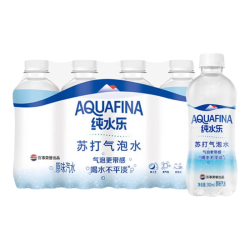 百事 可乐AQUAFINA纯水乐苏打气泡水0脂0卡0糖无糖饮料 纯水乐苏打气泡水  300ml*15瓶