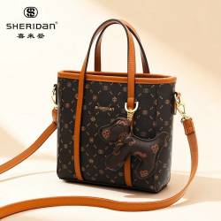 SHERIDAN 新潮小狗菜篮子手提包 喜来登 轻奢斜挎单肩包 NL260307S
