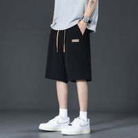 MDODC 冰丝速干 黑色 2XL 男士五分短裤
