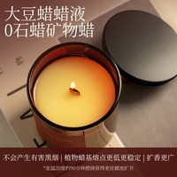 VANT KEVIN 香薰蜡烛 乌木玫瑰 220g 酒红杯