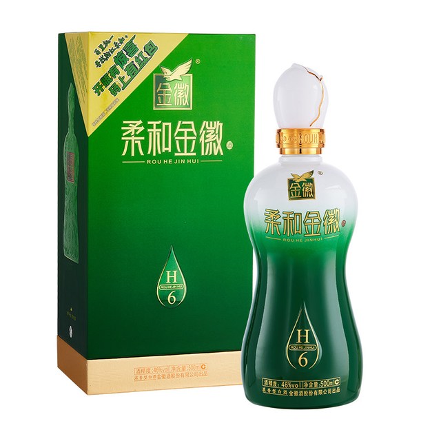 金徽 柔和金徽H6 46度500ml*1瓶