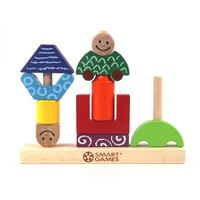 SmartGames 比利时SmartGames日与夜创意积木 蒙氏早教益智桌游2岁+
