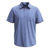 Smartwool Everyday Short Sleeve Button Down - Men's Color: Nightfall Blue Mens Clothing Size: 2XL