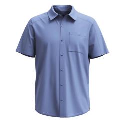 Smartwool Everyday Short Sleeve Button Down - Men's Color: Nightfall Blue Mens Clothing Size: 2XL