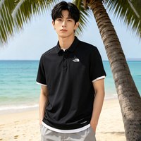 北面 短袖Polo男户外透气运动休闲速干T恤The North Face