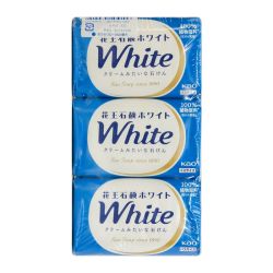 花王 white香皂 植物沐浴洗澡牛奶泡沫 130g*3