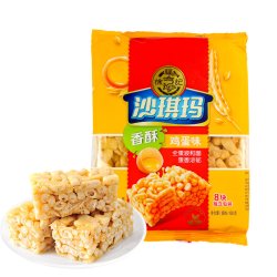 徐福记 沙琪玛鸡蛋芝麻味糕点160g营养早餐零食小吃点心零食萨其马