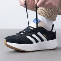百亿补贴：adidas 三叶草男女厚底休闲运动鞋JI0836