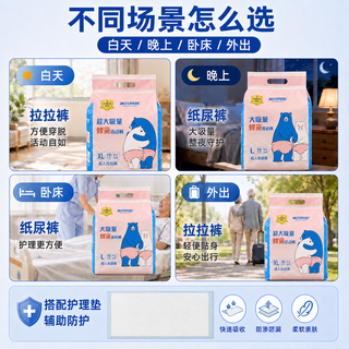 两只狗熊 医用护理垫 60*90cm 10片 成人纸尿裤