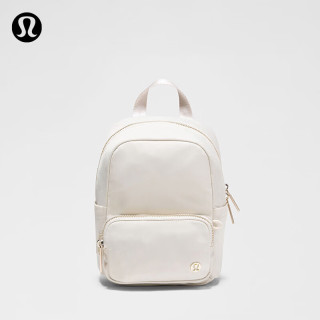 lululemon 丨Everywhere Mini 背包 *金属件 LU9DE4S 浅象牙白/顽趣卡其/金 O/S