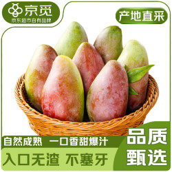 京觅 四川攀枝花 贵妃芒果4.5-5斤装净重 单果150g+甜芒果水果源头直发