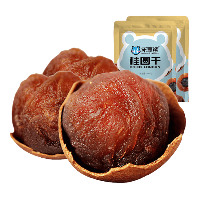 乐享熊 泰国进口6A非无核 桂圆干500g*1袋