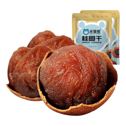 乐享熊 桂圆干500g新货泰国进口6A非无核龙眼肉干货泡水煮茶核小肉厚零食 桂圆干500g*1袋