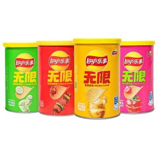 乐事 无限薯片 混合口味 40g*3罐（多口味可选）