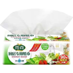雨森 食品级吸油缩水加大加厚厨房纸巾3 2层 180张*1包 体验装